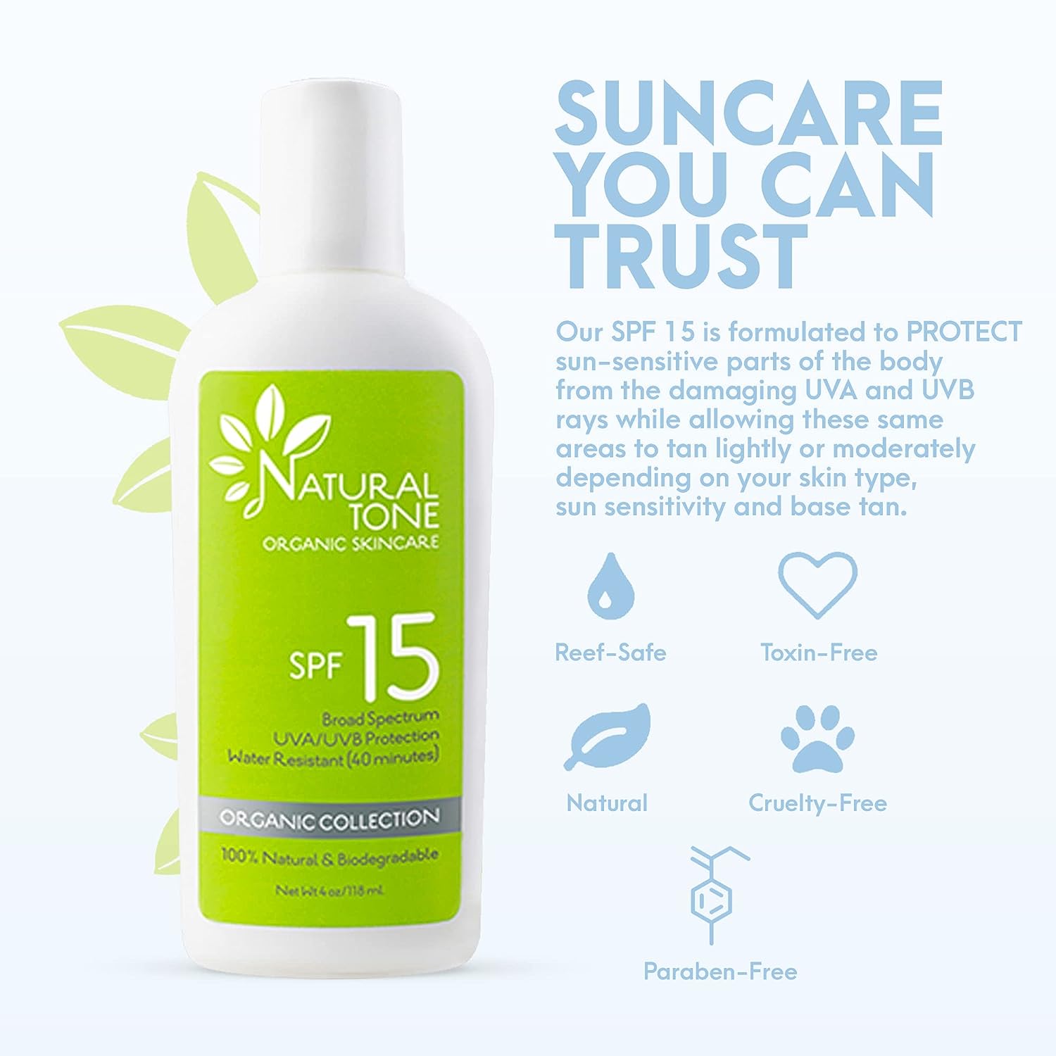 Natural sun tan lotion discount